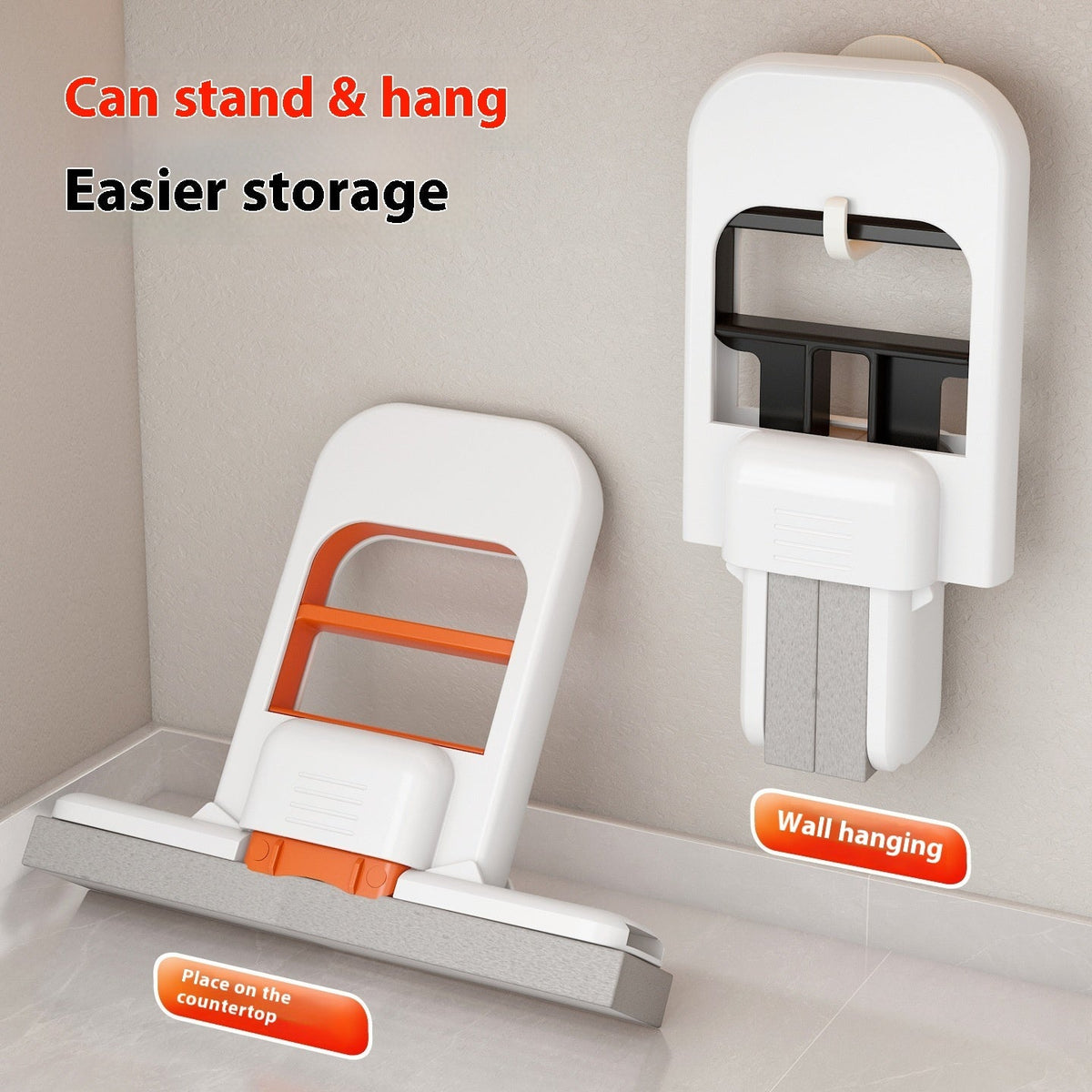 Handheld Self‑Squeeze Sponge Mini Foldable Mop,Cleaning Tool For Bathroom and Kitchen