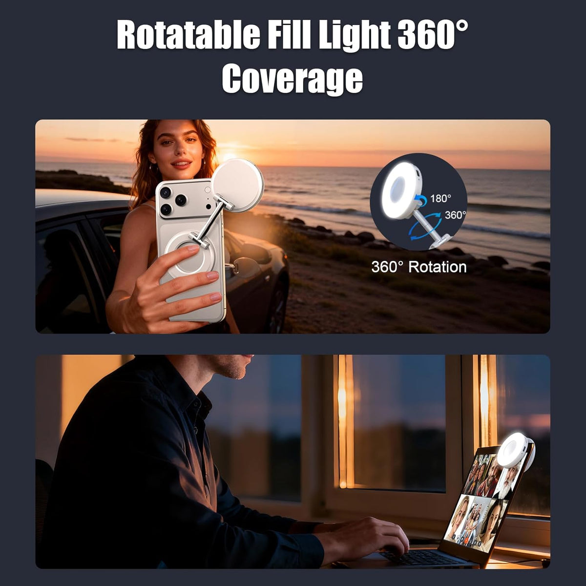 Magnetic Selfie Ring Light