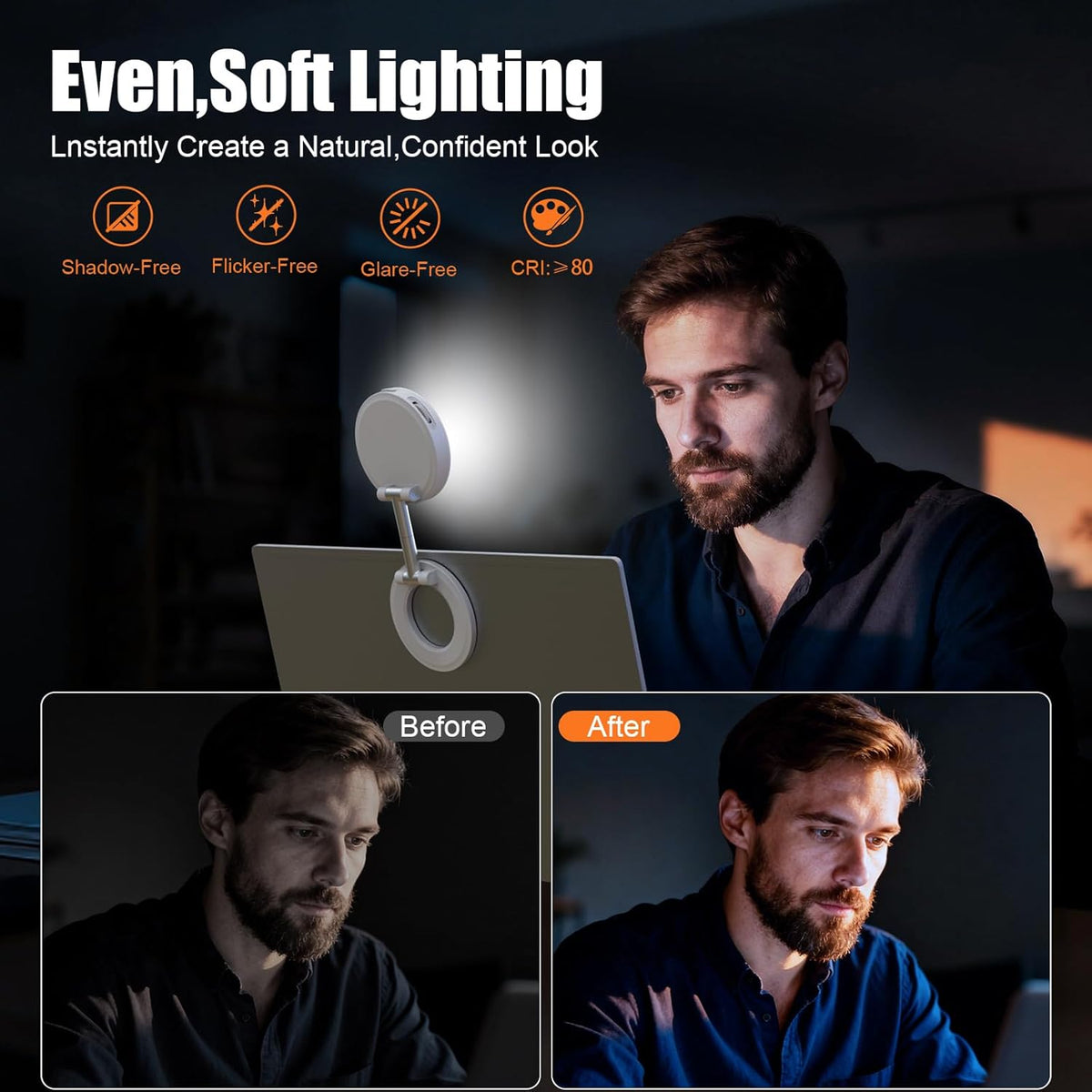 Magnetic Selfie Ring Light