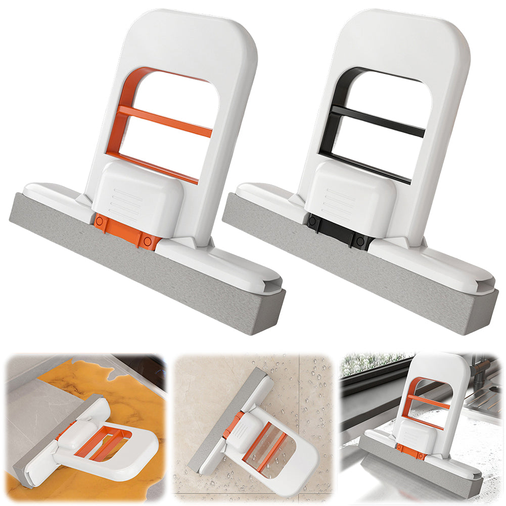 Handheld Self‑Squeeze Sponge Mini Foldable Mop,Cleaning Tool For Bathroom and Kitchen